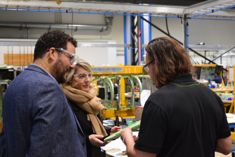 De Havilland with Minister Mélanie Joly