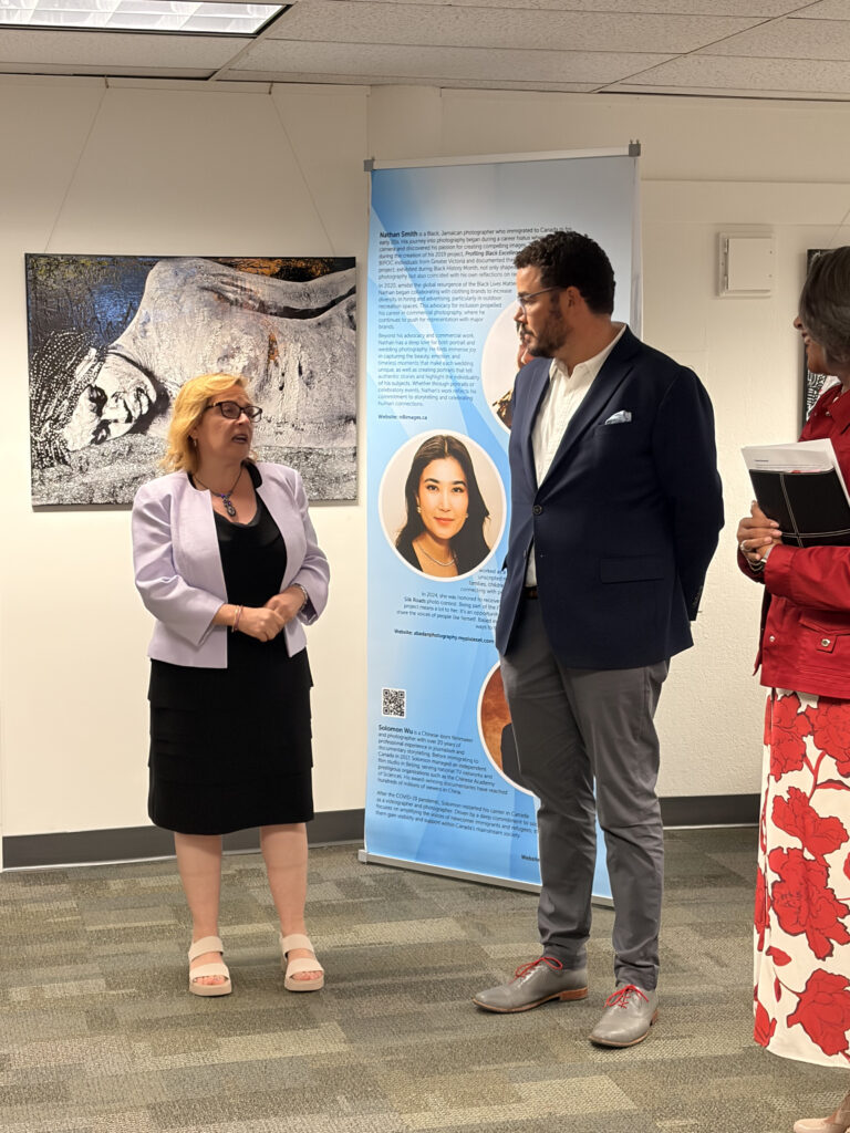 Minister Diab at the Victoria Chamber of Commerce & ICA